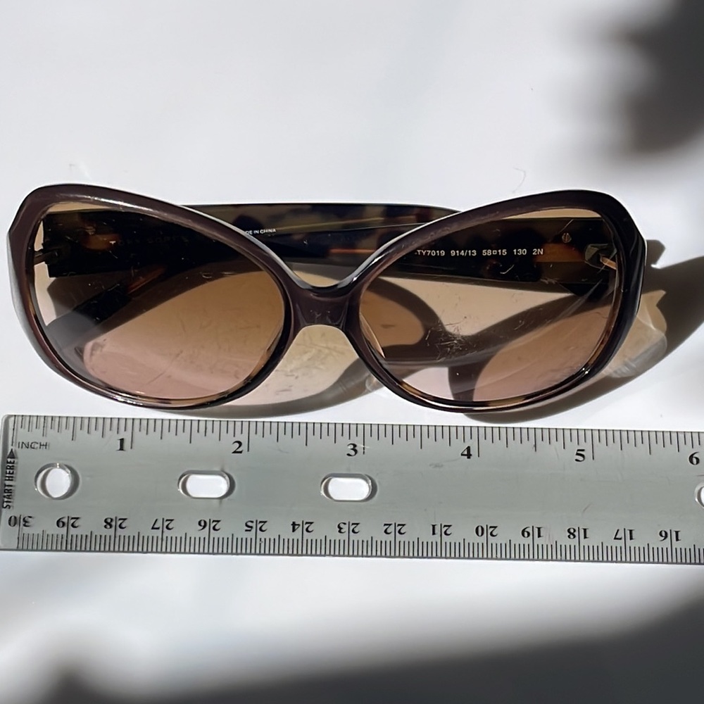 Tory Burch Tortoise Brown TY7019 914/13 58-15 - Picture 5 of 10